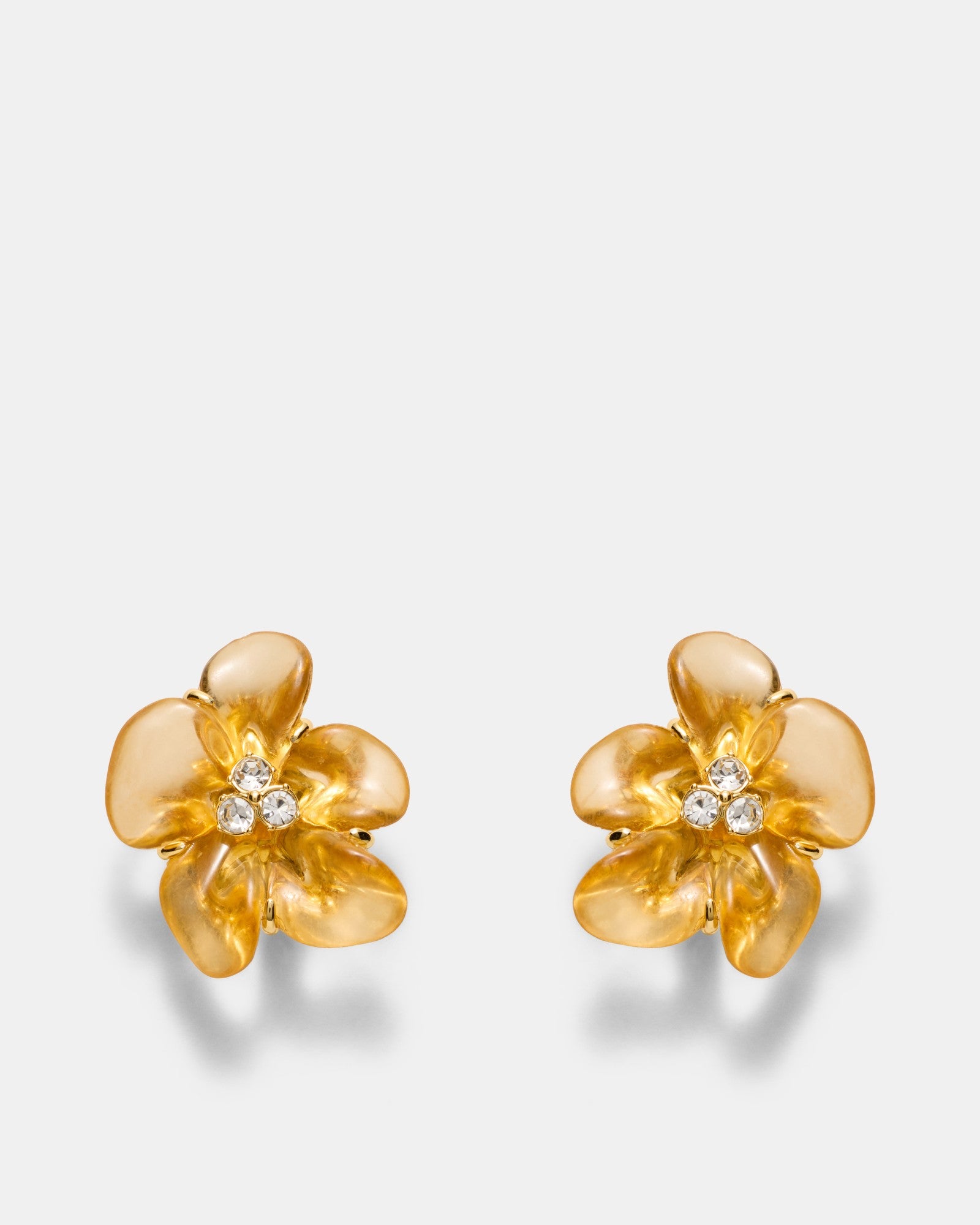 Flurea Stud Earrings - Gold