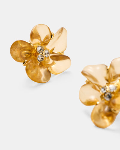 Flurea Stud Earrings - Gold