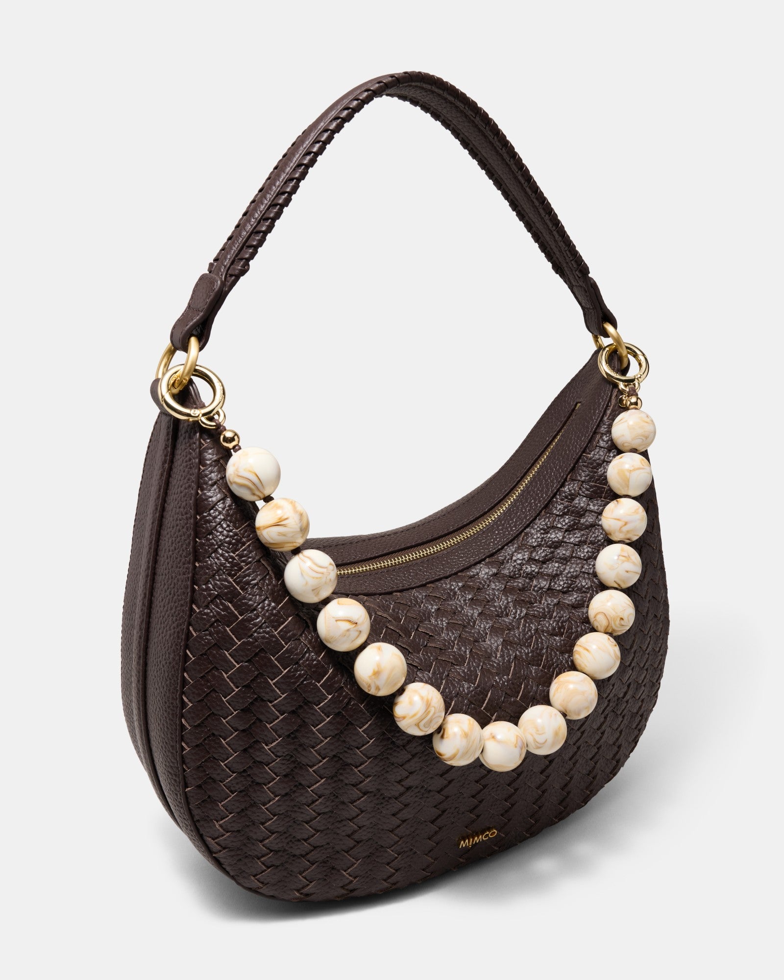 Lady M Bag Necklace - Cream