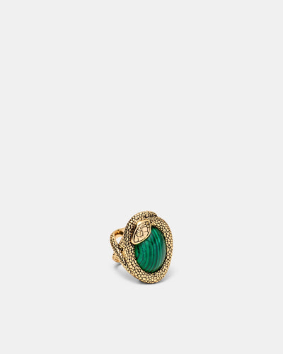 Serpentina Ring - Malachite