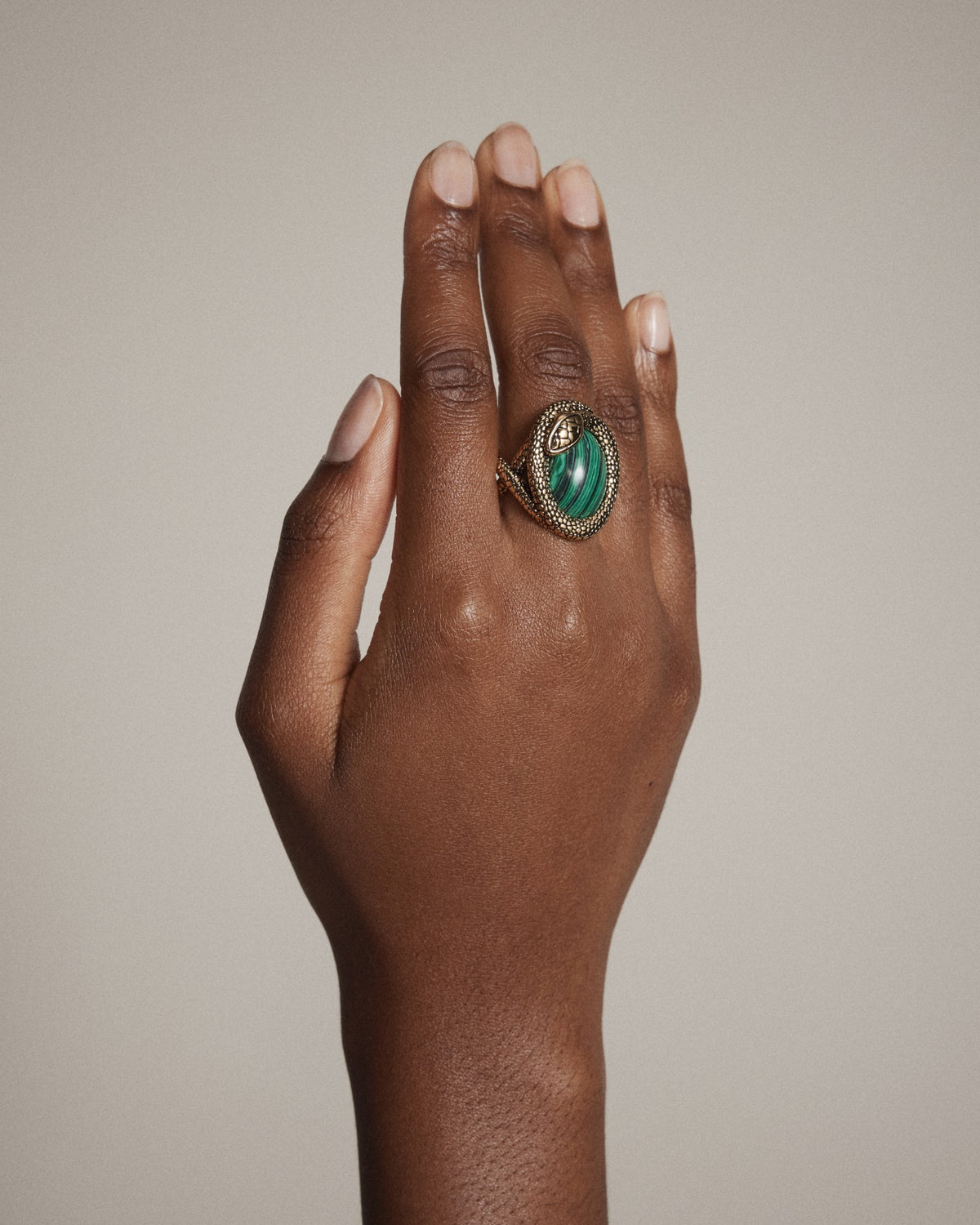 Serpentina Ring - Malachite