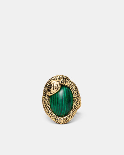 Serpentina Ring - Malachite