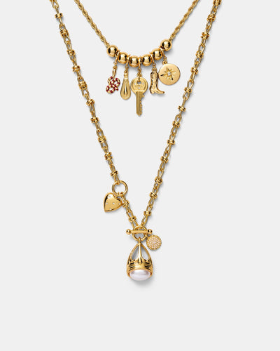 Westlyn Duo Necklace - Gold
