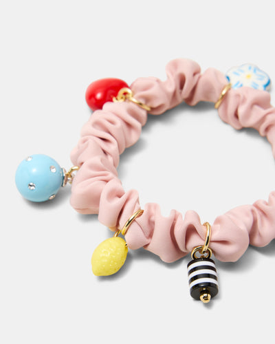 Charm Scrunchie - Petal