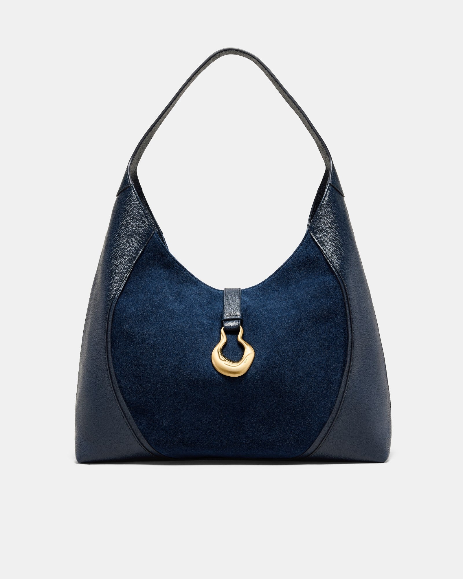 Shield Hobo Bag - Navy