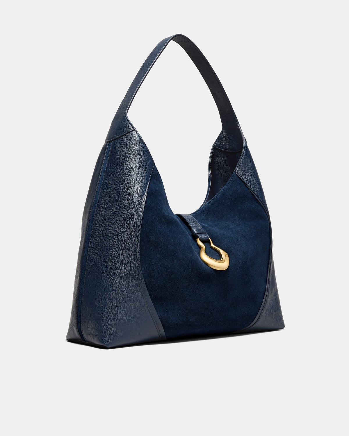 Shield Hobo Bag - Navy