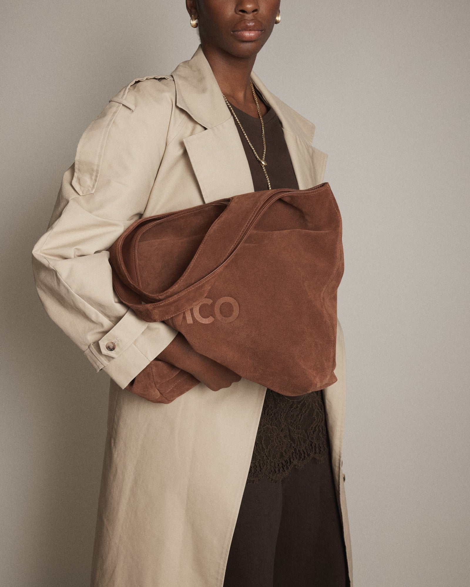 Brittany Tote Bag - TOFFEE