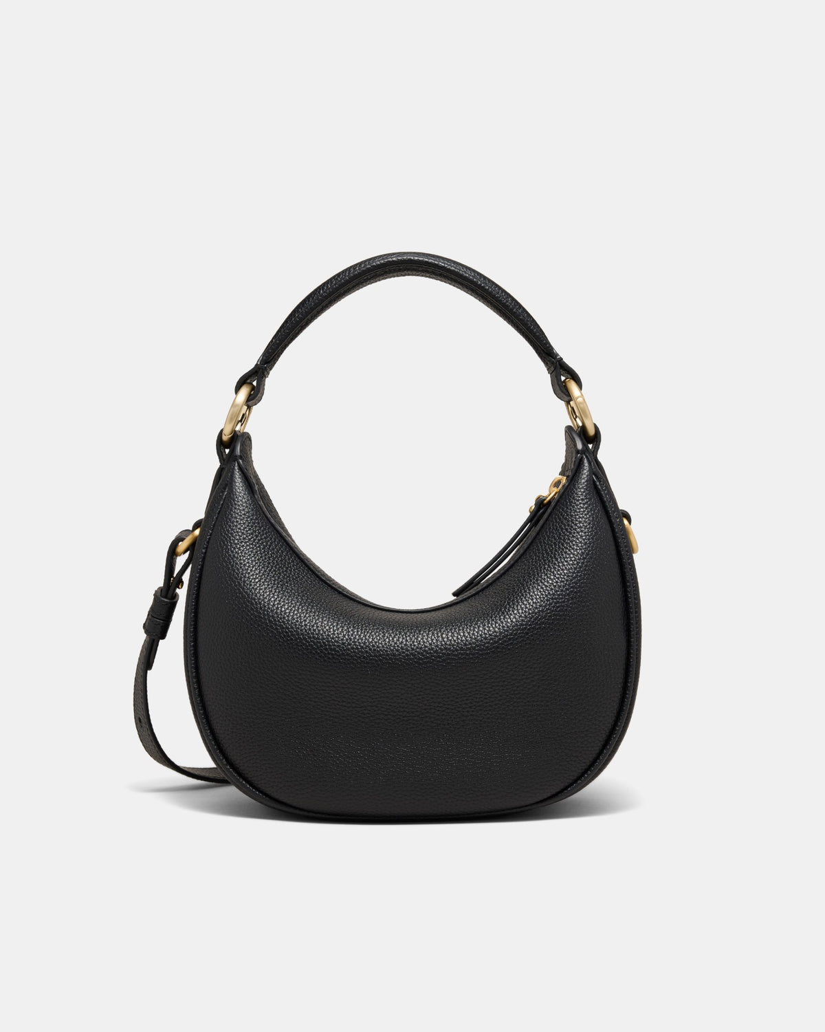 Luna Mini Crescent Bag - Black