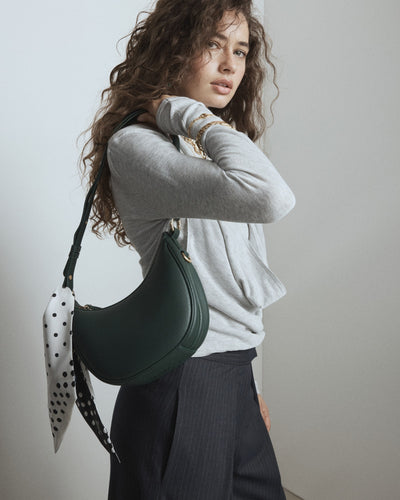Luna Mini Crescent Bag - Thyme