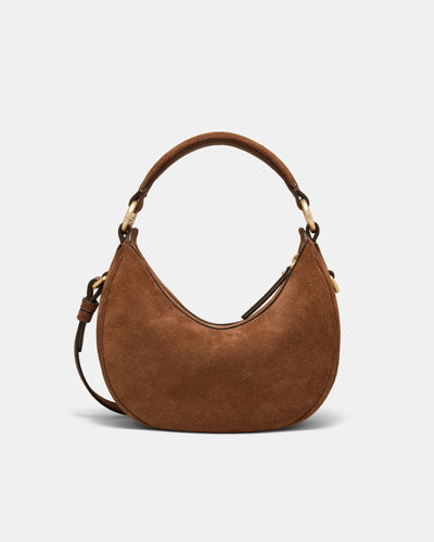 Luna Mini Crescent Bag - Walnut