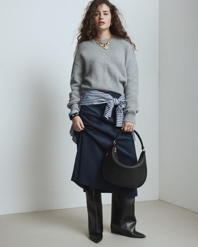 Luna Crescent Bag - Black