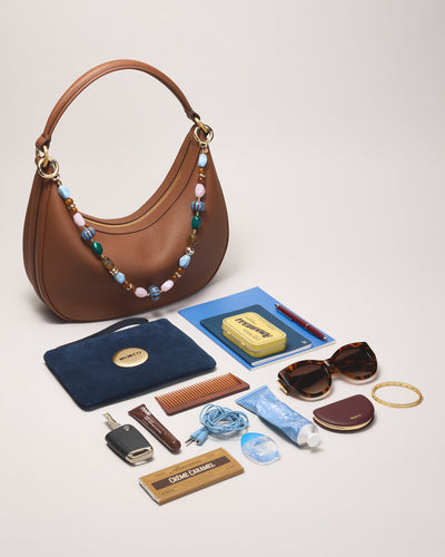 Luna Crescent Bag - Walnut