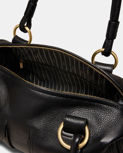 Turnlock East West Bag - Black