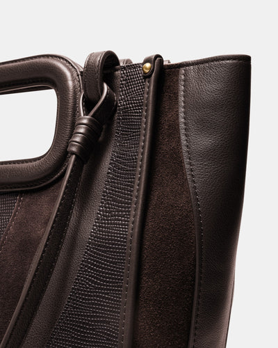 Harlowe Tote Bag - Bitter Chocolate