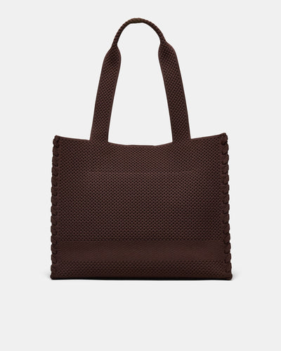 Blondie Boxy Tote Bag - Chocolate