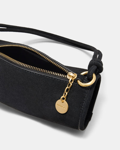 Barrel Mini Shoulder Bag - Black