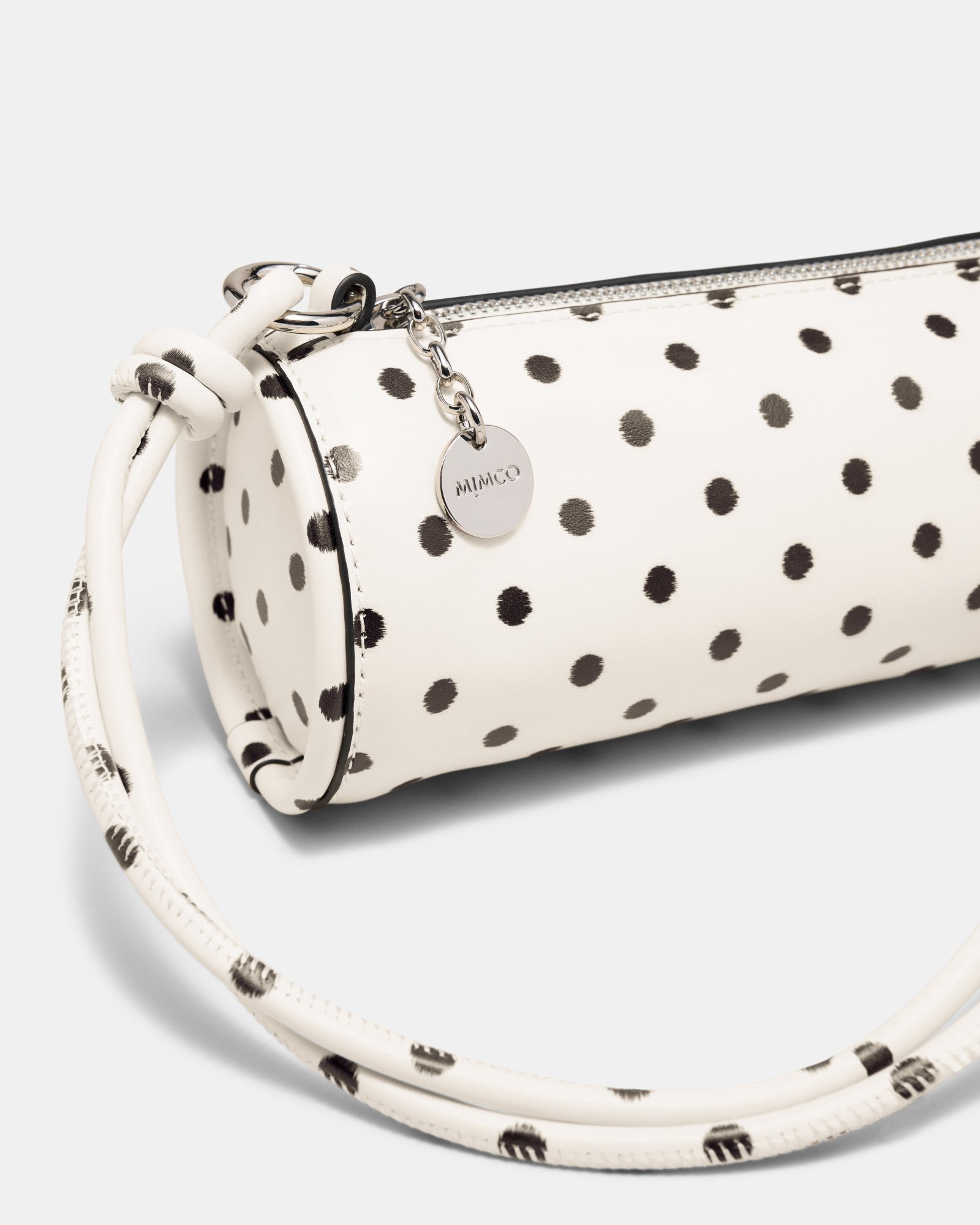Barrel Mini Shoulder Bag - Dot Print