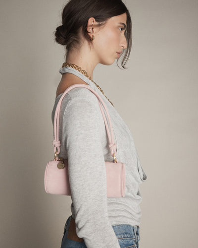 Barrel Mini Shoulder Bag - Pink Salt