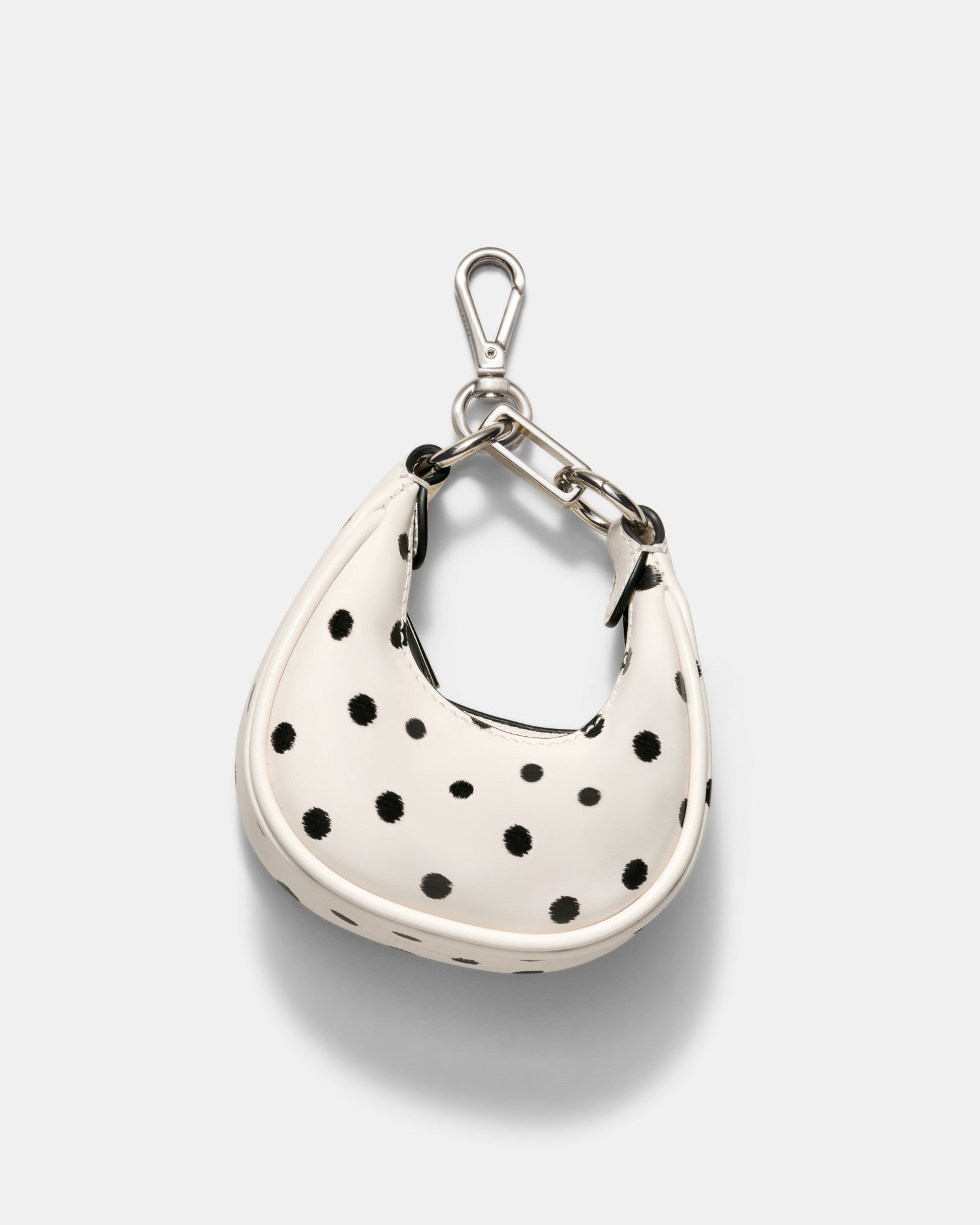 Luna Mini Bag Charm - Dot Print