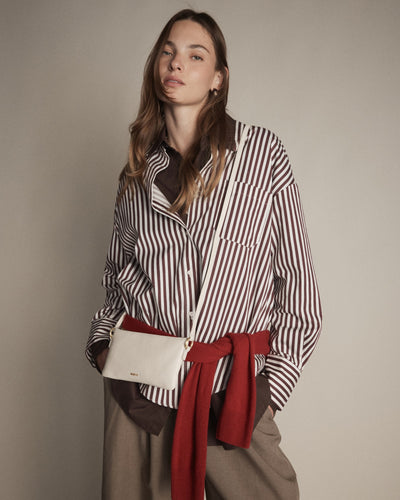 Belle Pouch Crossbody Bag - Stone