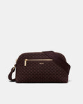 Squad Woven Crossbody Bag - Chocolate