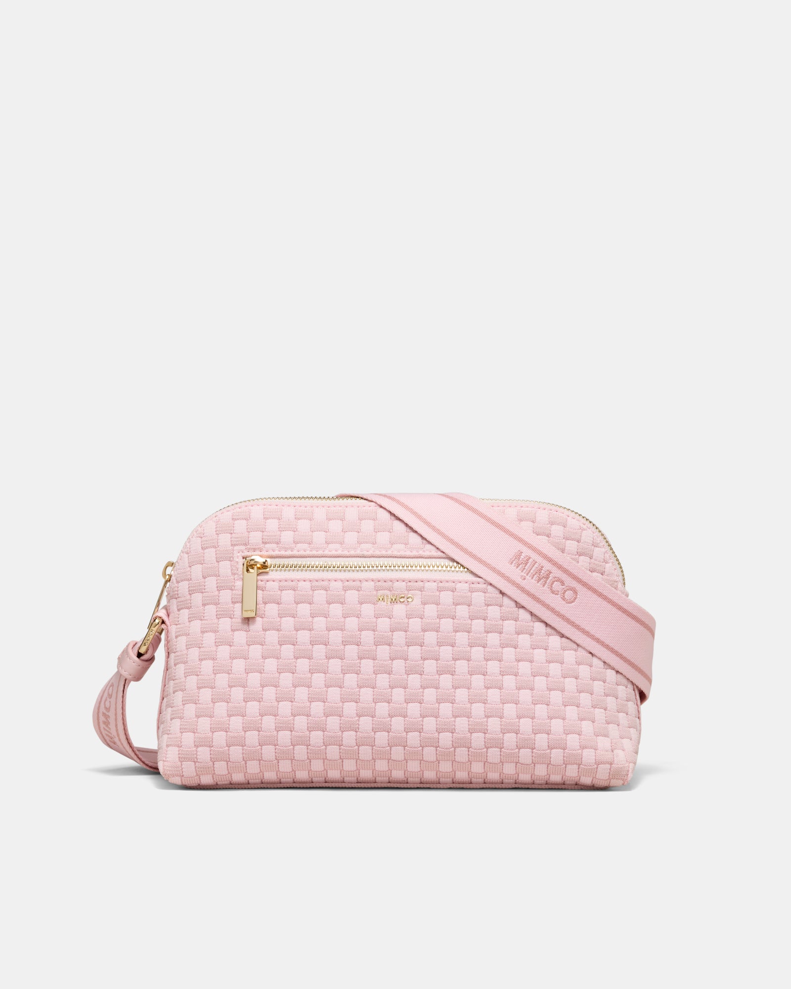 Squad Woven Crossbody Bag - Pink Salt