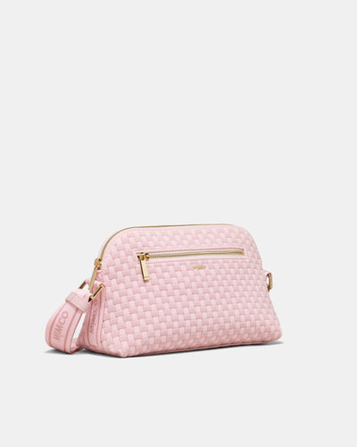 Squad Woven Crossbody Bag - Pink Salt