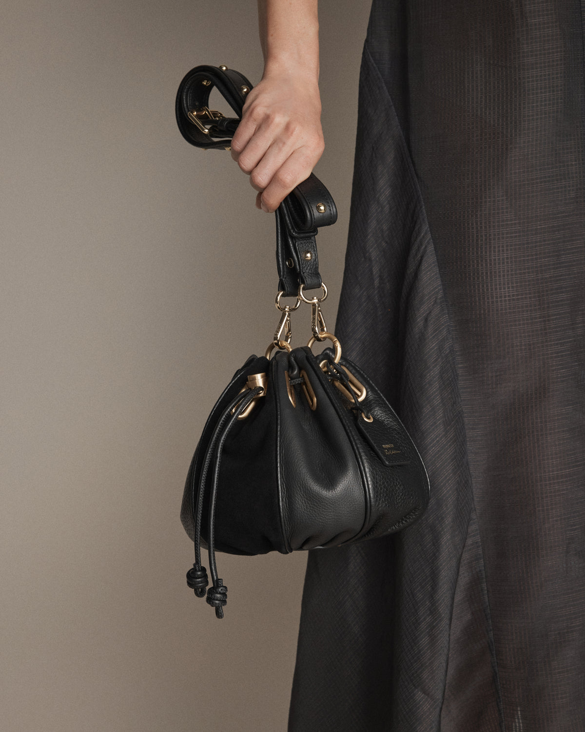 Studded Crossbody Bag Strap