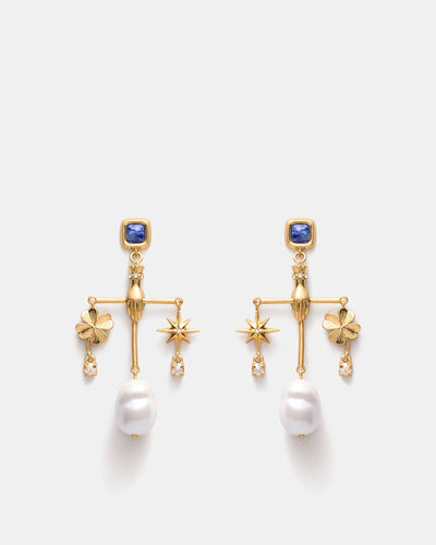 Alchemist Earrings - Gold