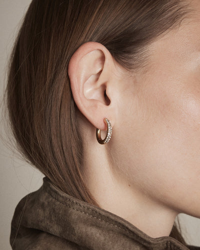Talisman Charm Hoop Earrings - Ultra Marine