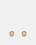 Amulet Stud Earrings - Gold