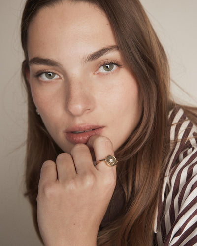 Amulet Flip Ring - Gold