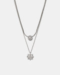 Amulet Duo Necklace - Silver