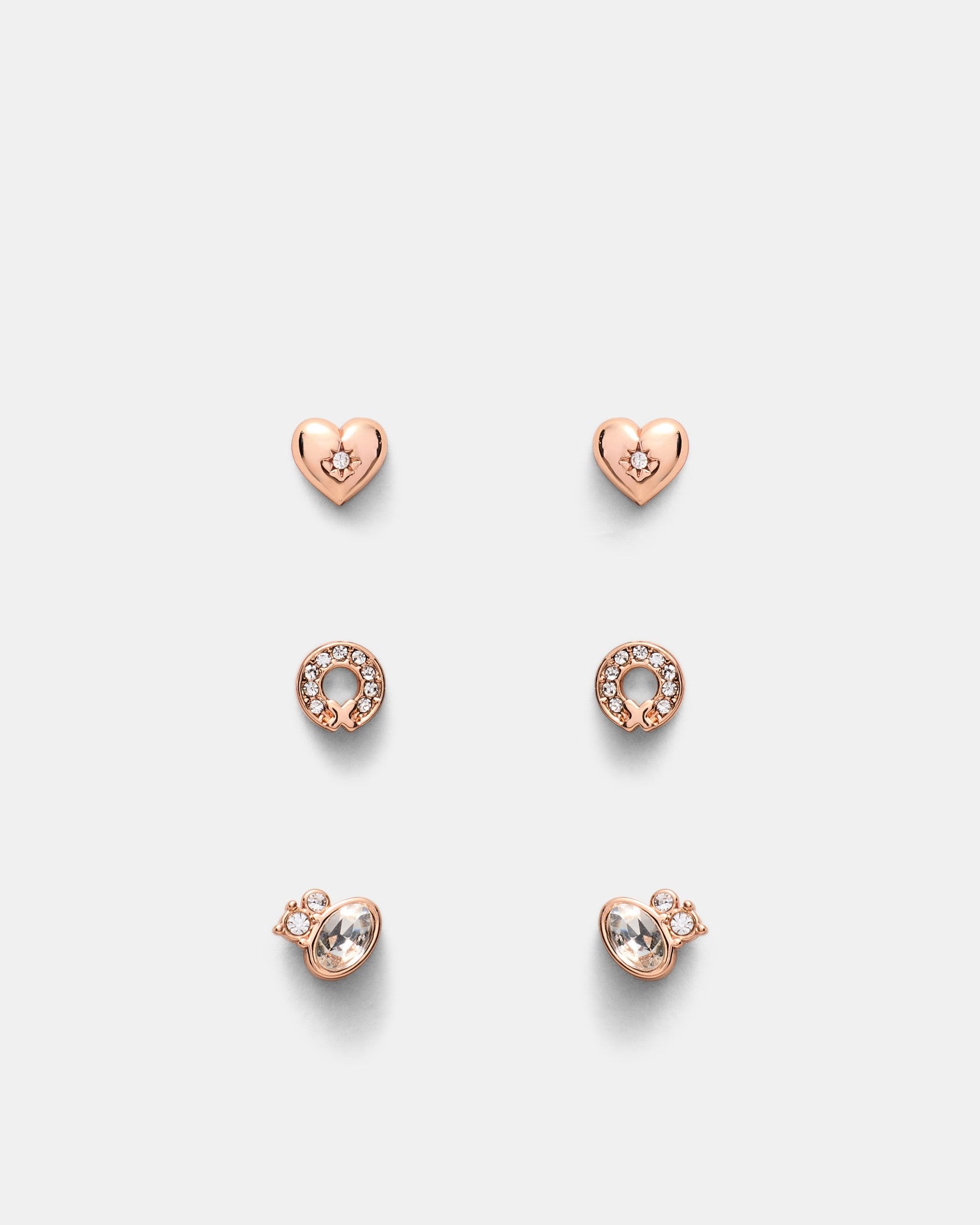 Mim Classics Earrings Pack - Rose Gold