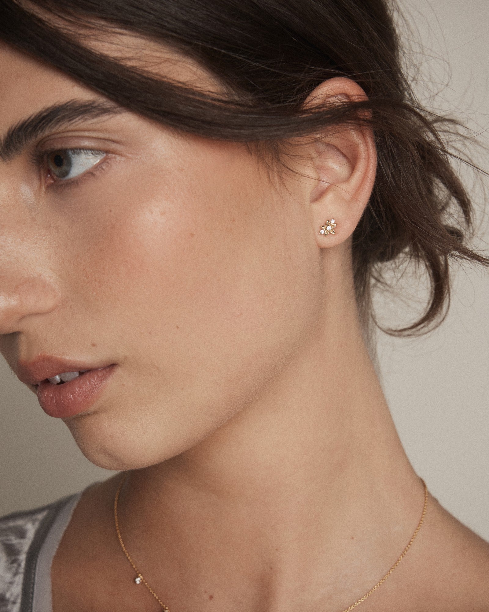 Asteria Stud Earrings - Gold