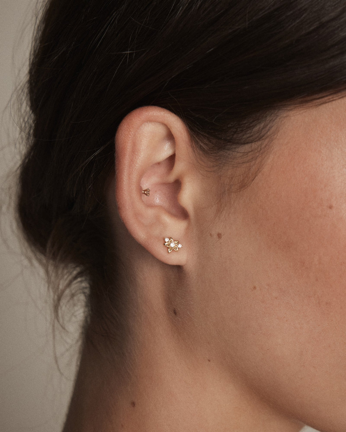 Asteria Stud Earrings - Gold