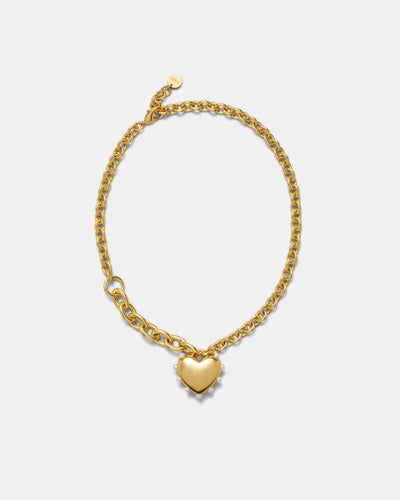 Adore Heart Necklace - Gold