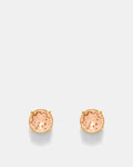Glowy Crystal Stud Earrings - Petal