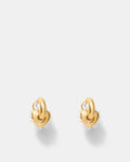 Adore Heart Hoop Earrings - Gold