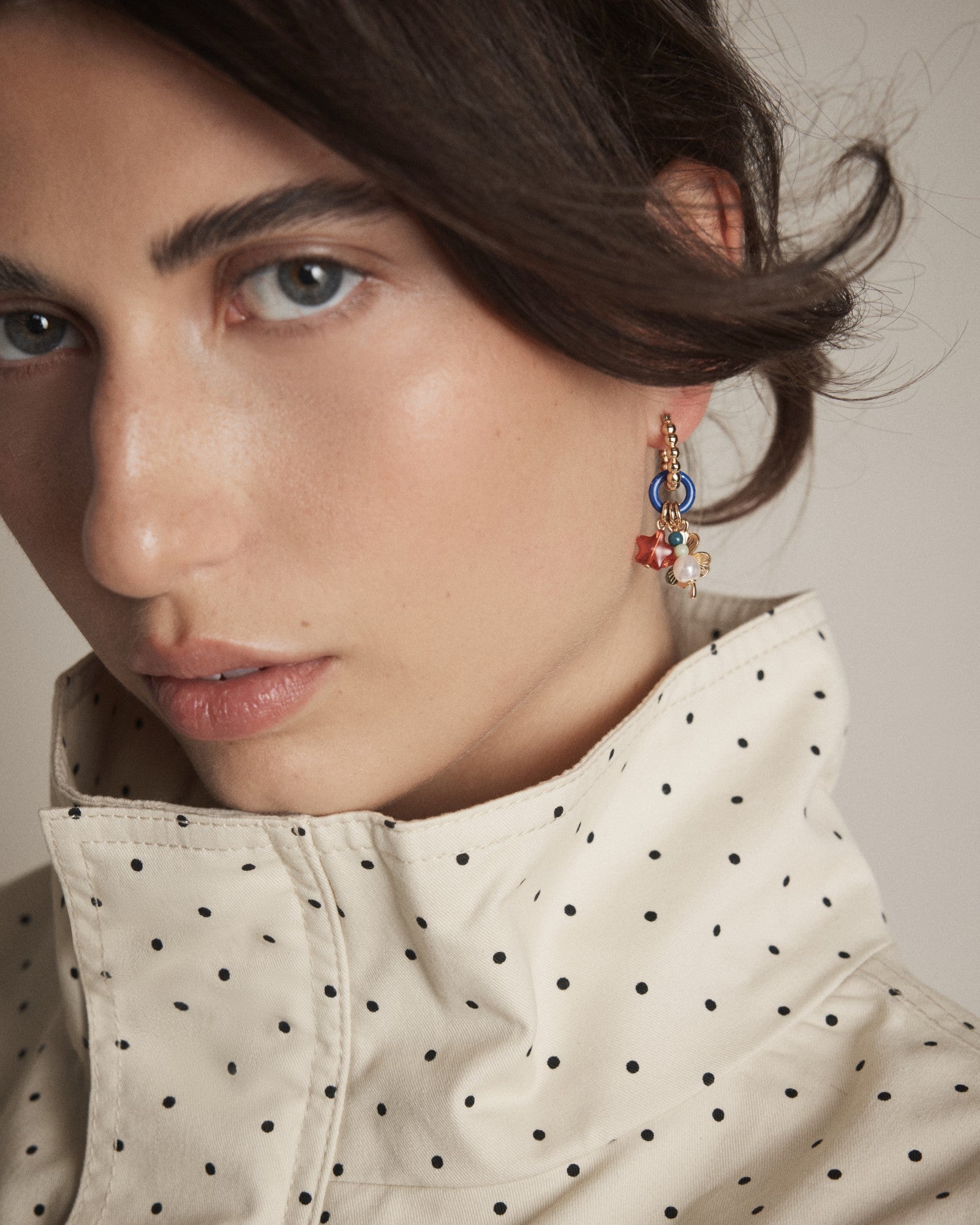Charmelle Hoop Earrings - Ultra Marine