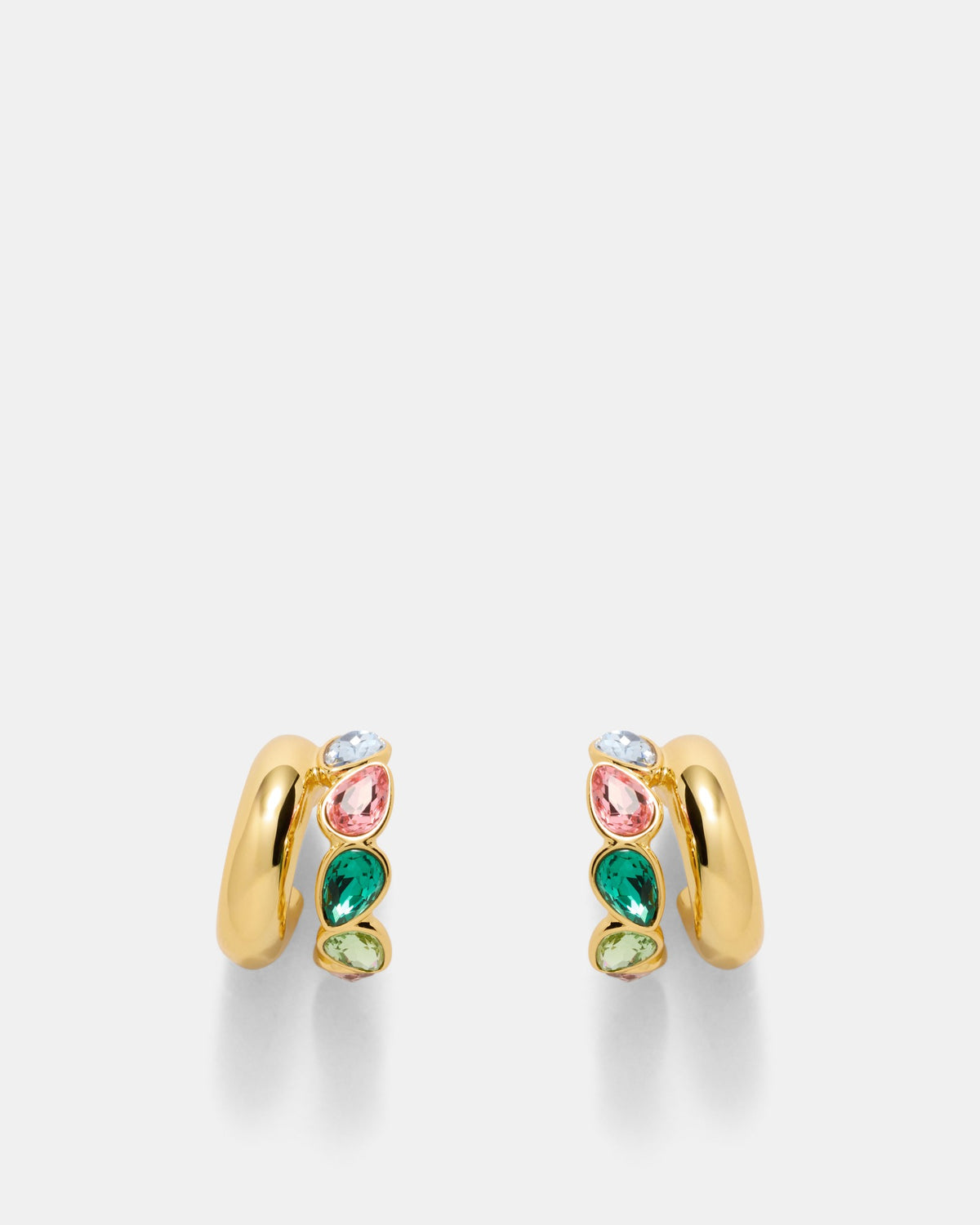 Aurelune Hoop Earrings - Multicolour