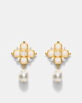 Liora Drop Earrings - Pearl