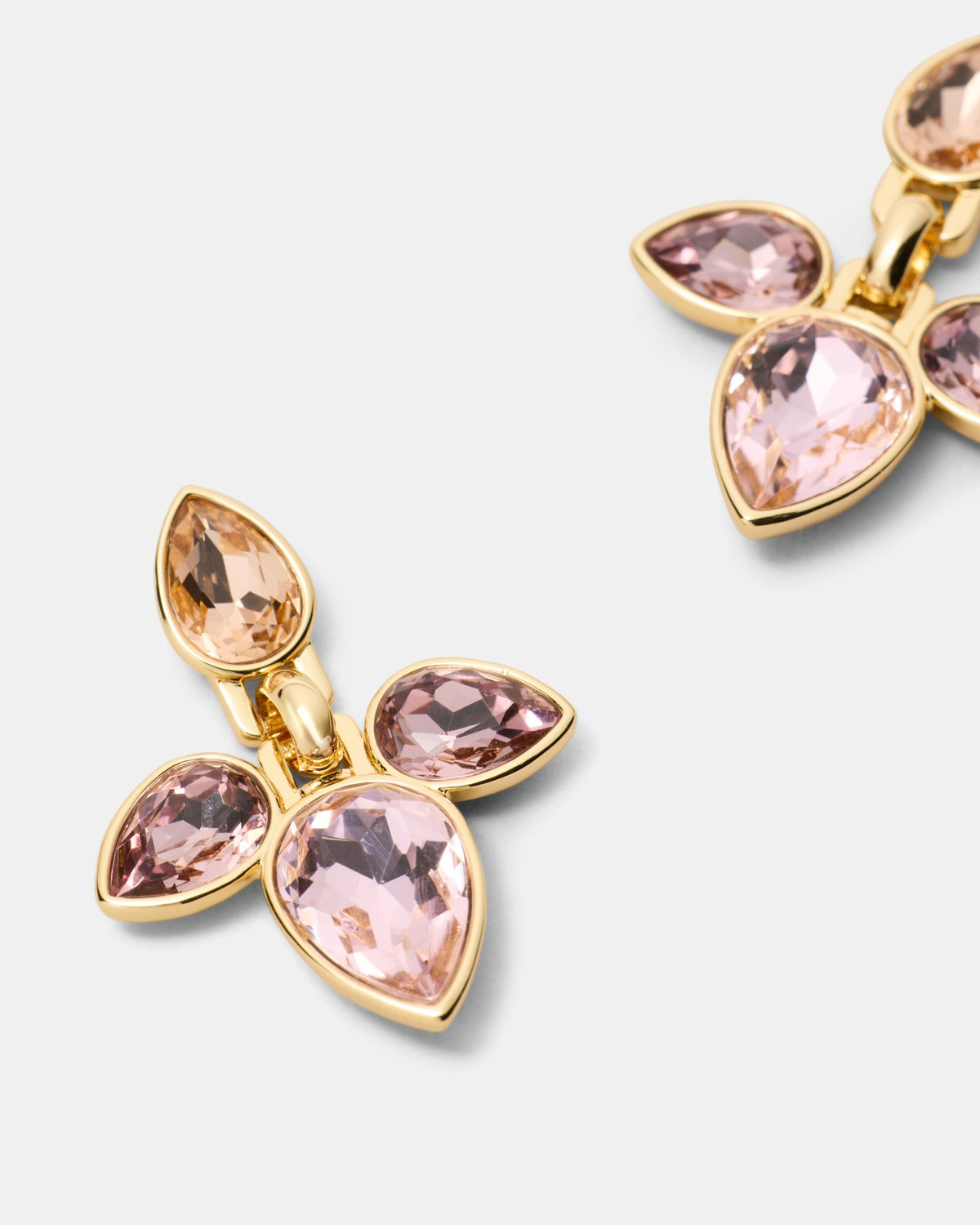 Bumper Pear Earrings - Pink