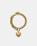 Adore Heart Bracelet - Gold