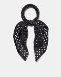 Dizzy Dots Large Scarf - Black