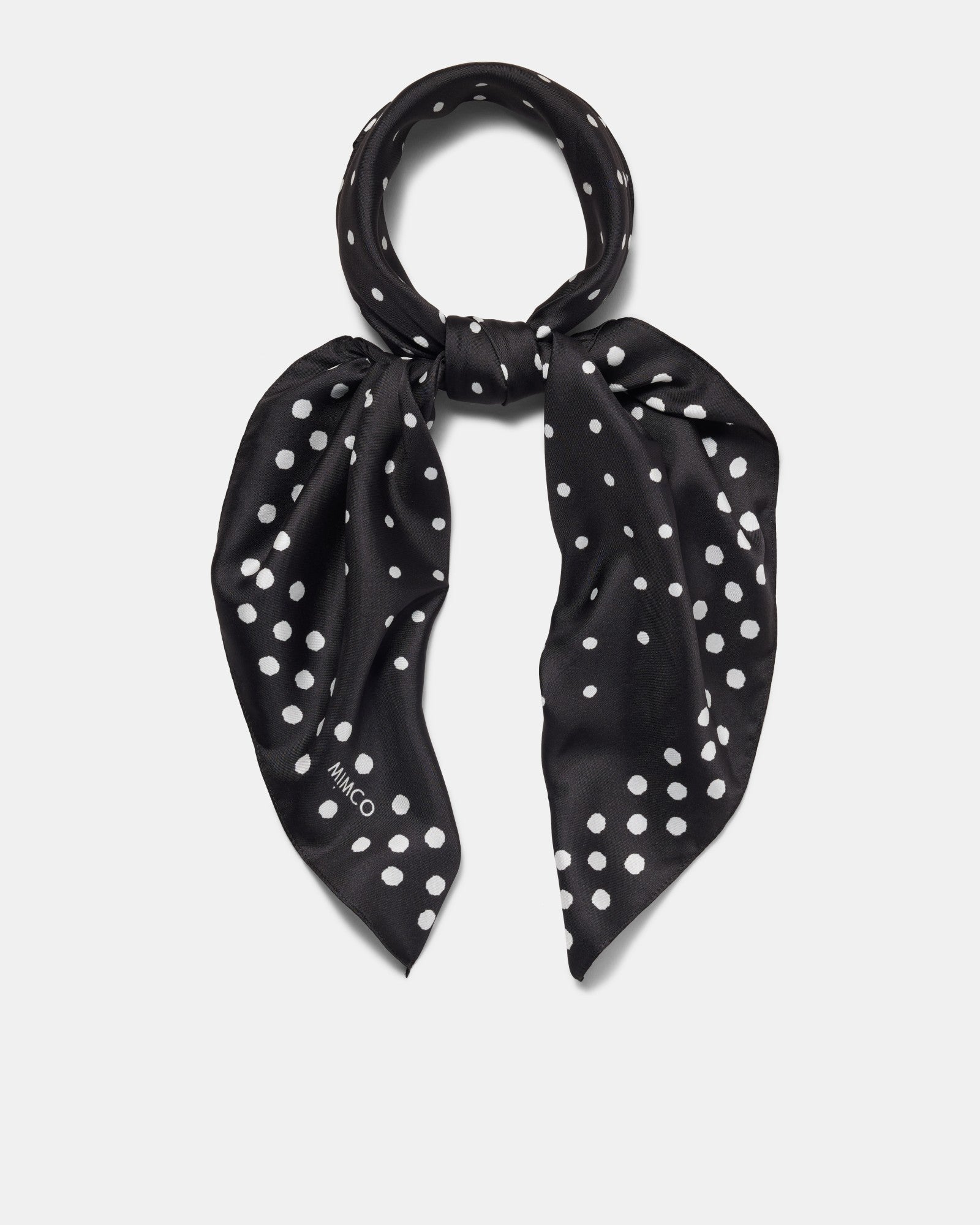 Dizzy Dots Large Scarf - Black