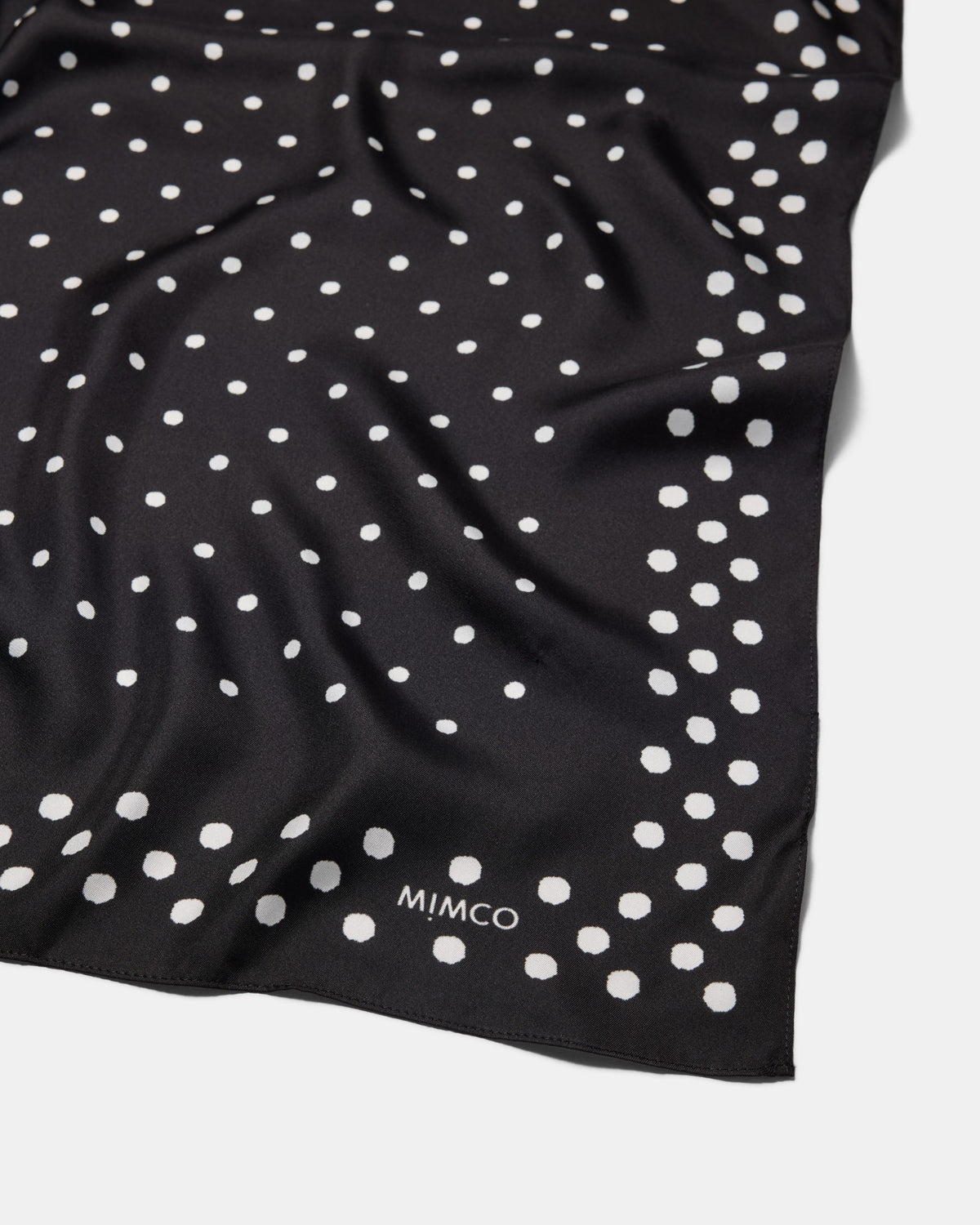 Dizzy Dots Large Scarf - Black