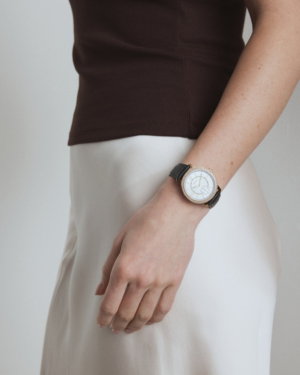 Momentum Leather Watch