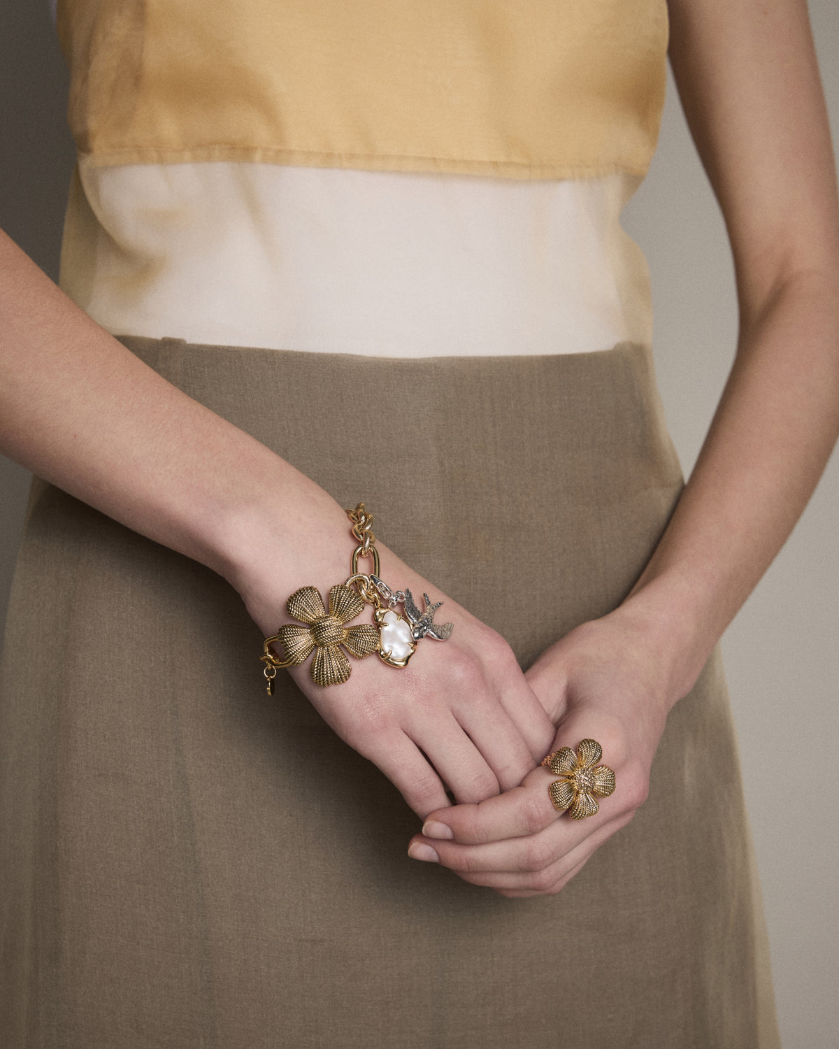 Daisy Dream Bracelet - Gold Silver