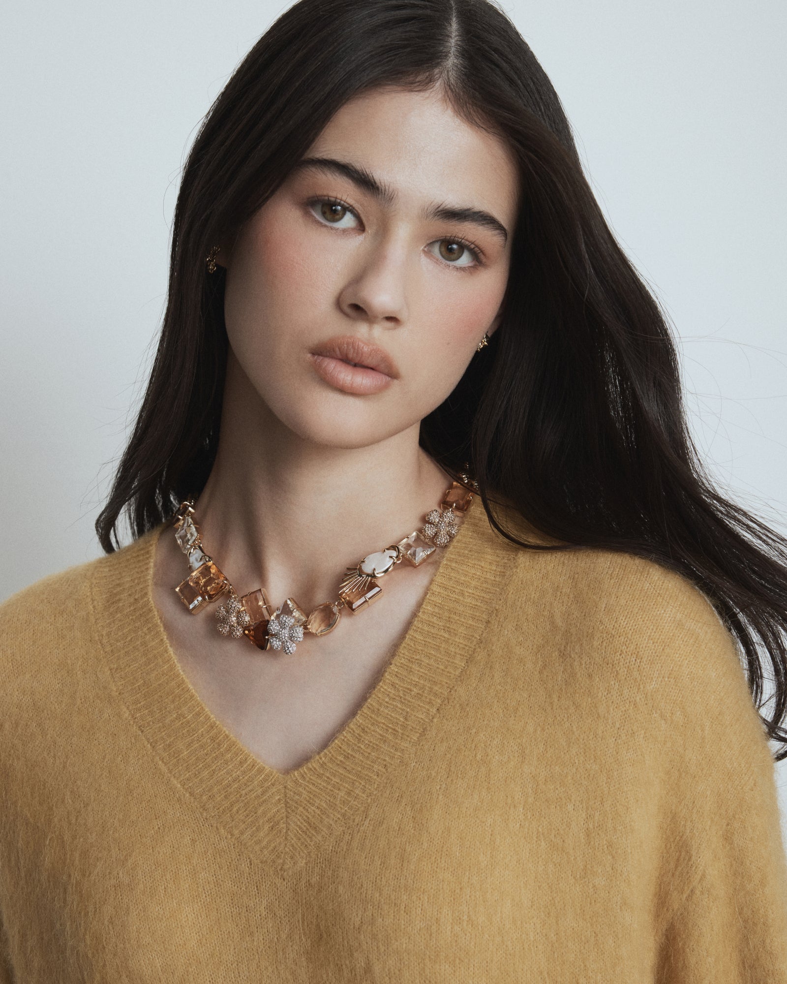 Ornithea Statement Necklace - Gold